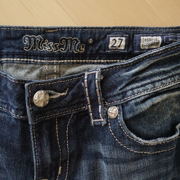 Miss Me Jeans Size 27 EUC Easy Boot Regular L - Picture 4 of 4